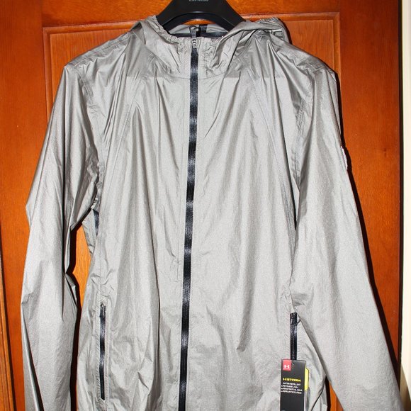 Under Armor Mens Grey Jacket Large - Picture 1 of 3